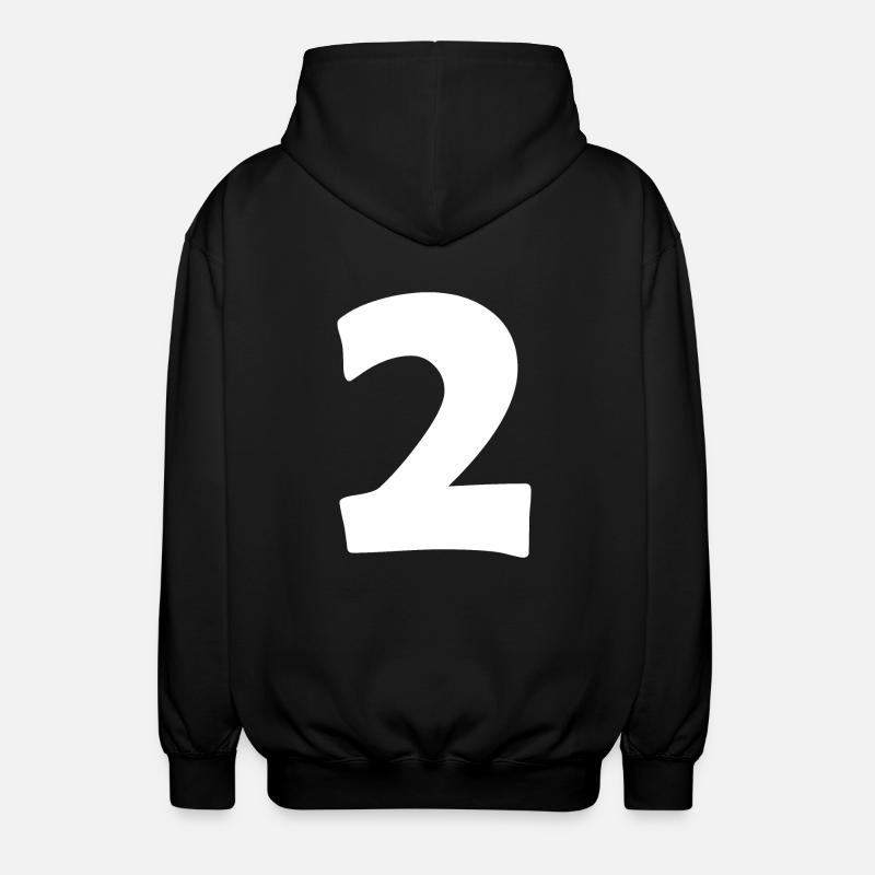 2 - Unisex Hooded Jacket - black