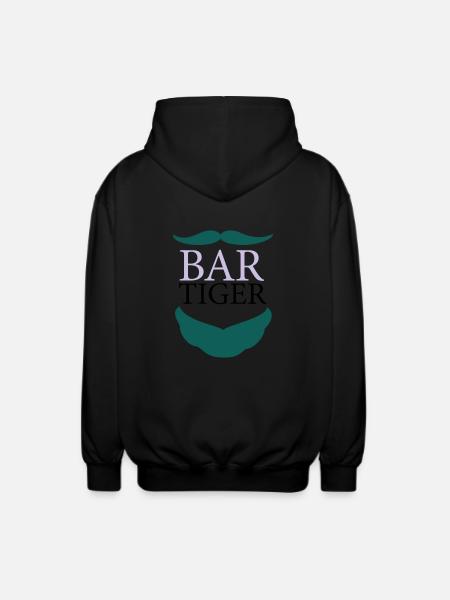 bar-tiger - BARTiger - Unisex Kapuzenjacke - Schwarz