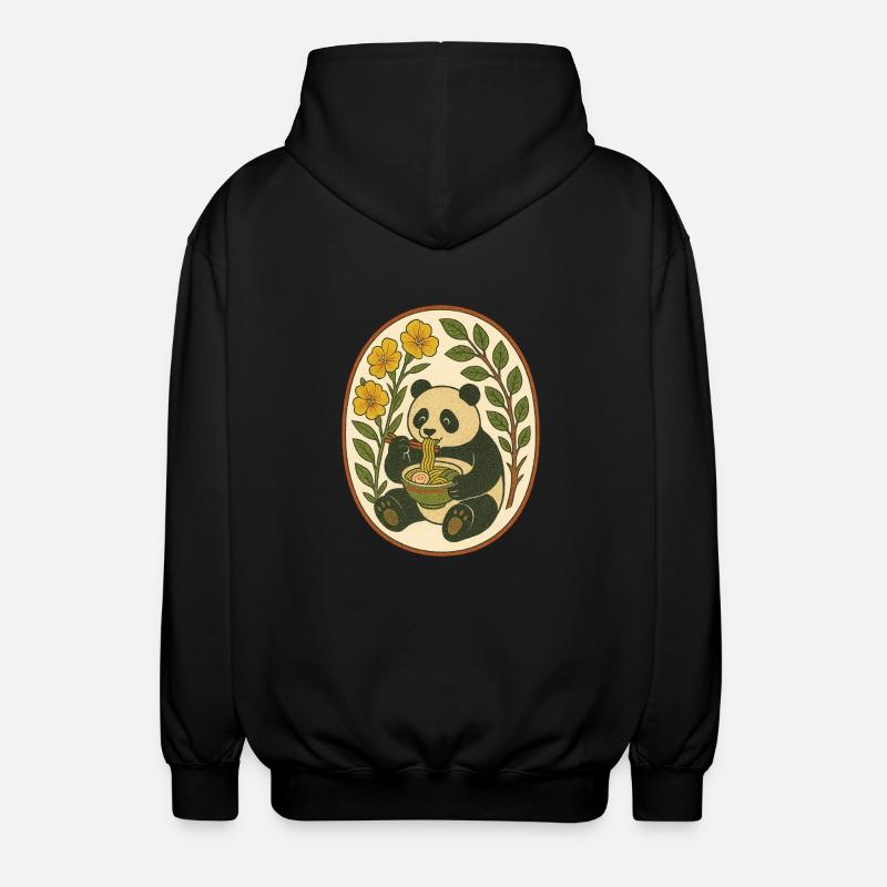 Ramen Panda - Veste à capuche unisexe - noir
