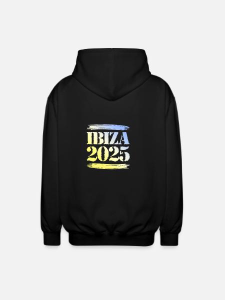 Ibiza 2025 - Unisex Hooded Jacket - black