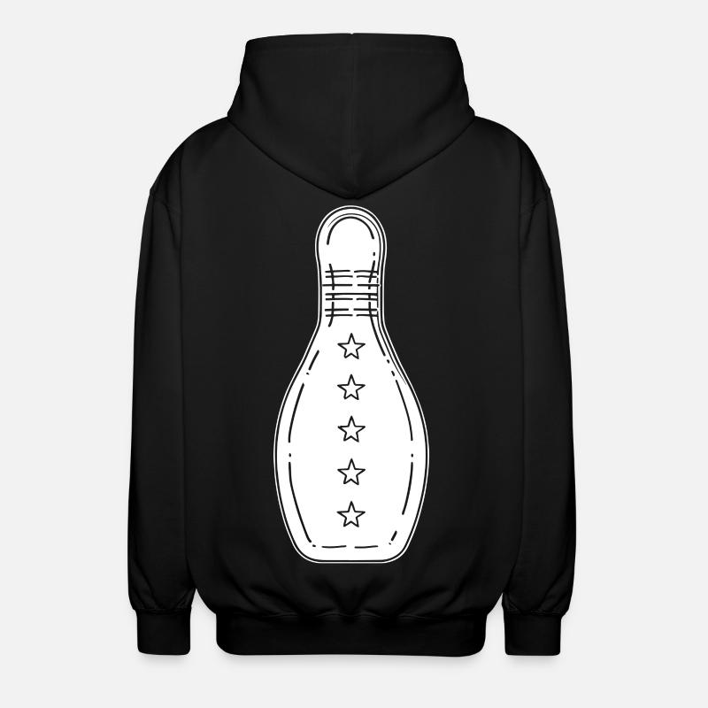 Jeu de bowling - Veste à capuche unisexe - noir