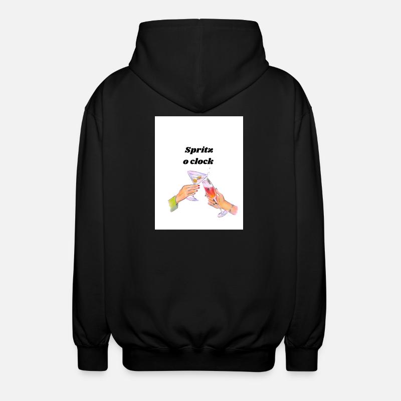 Spritz o clock  - Unisex Kapuzenjacke - Schwarz