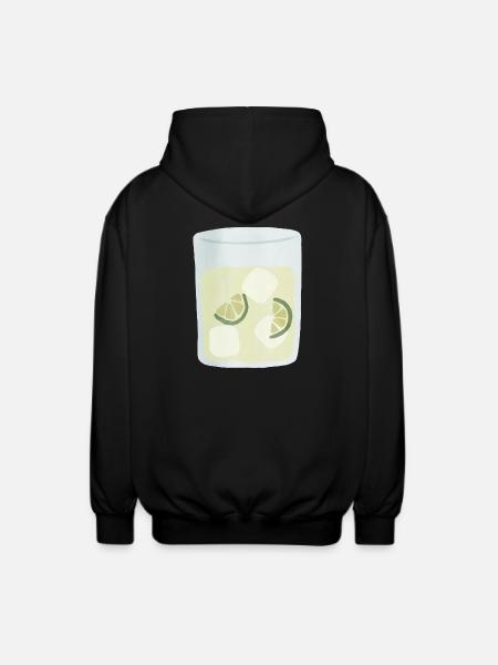 Moskauer Maultier im Aquarellstil - Unisex Kapuzenjacke - Schwarz