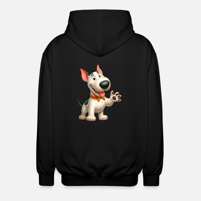 bull terrier 7 - Veste à capuche unisexe - noir