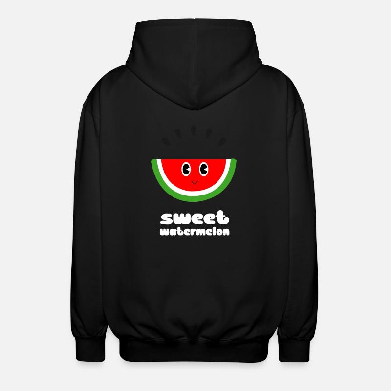 Pastèque sucrée - Veste à capuche unisexe - noir