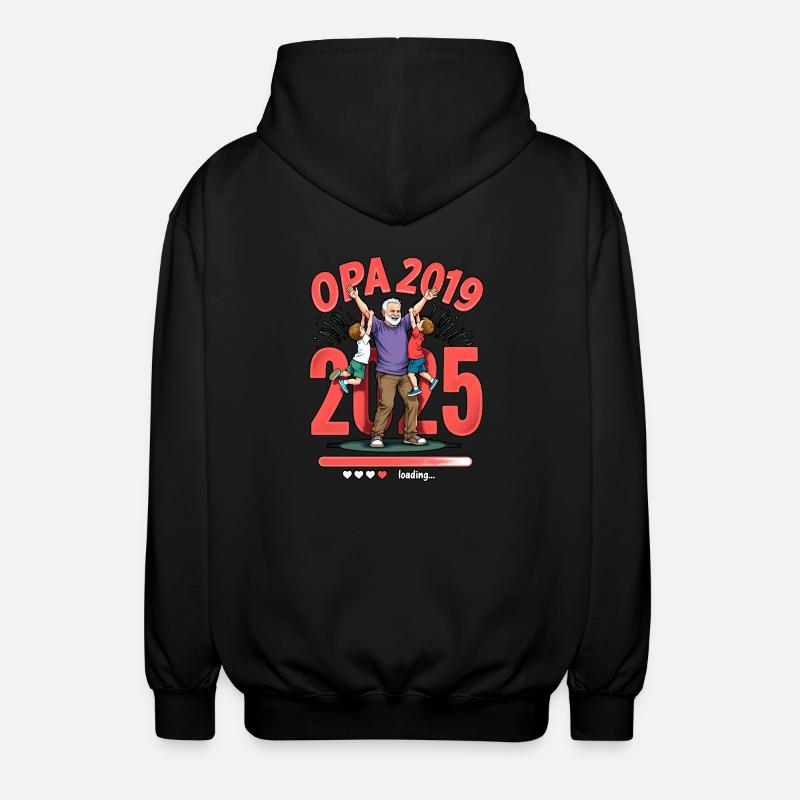 Opa Loading - 2019/2015 - Unisex Kapuzenjacke - Schwarz