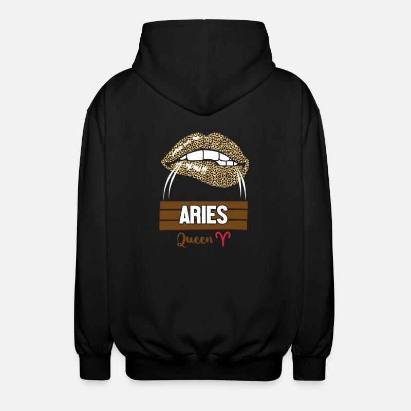 Sternzeichen Widder - Unisex Kapuzenjacke - Schwarz