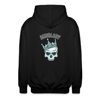 Motarde - Veste à capuche unisexe - noir - Dos - AI Model Male 185 light (185cm)