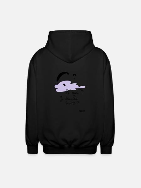 Body décolle bientot rose - Veste à capuche unisexe - noir
