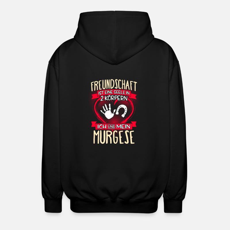 MURGESE - 3 - Unisex Kapuzenjacke - Schwarz