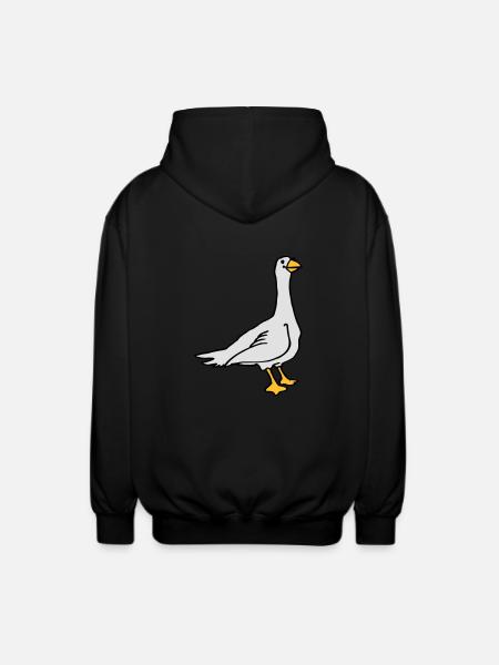 Gans - Unisex Kapuzenjacke - Schwarz