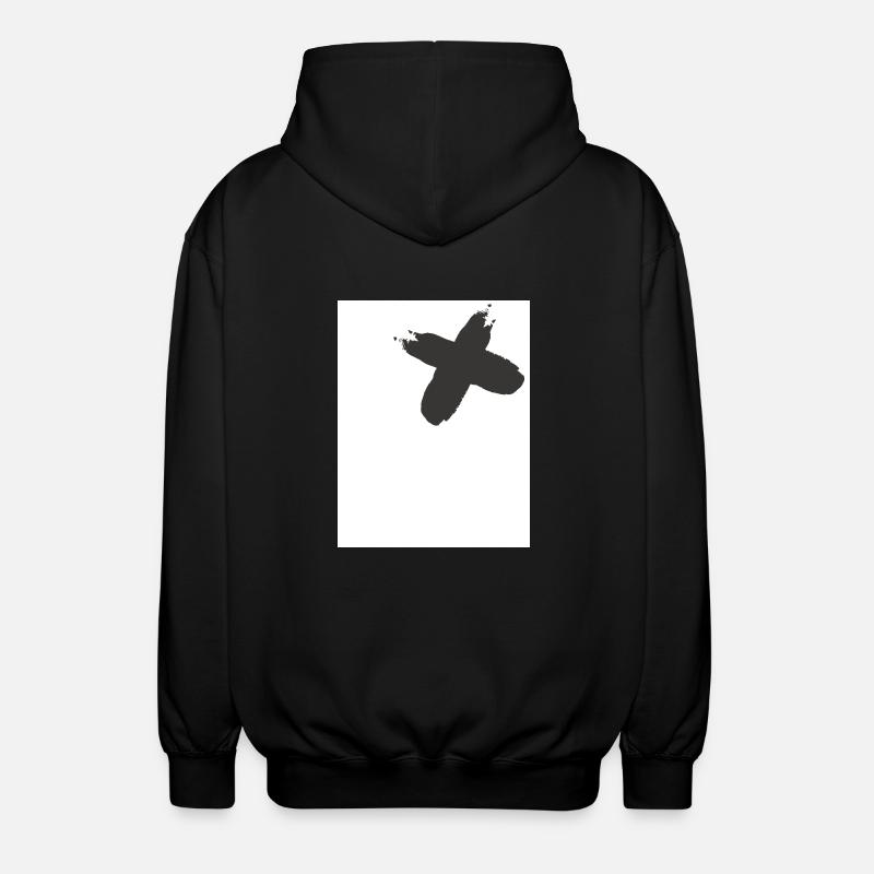 N Fronting - Unisex Kapuzenjacke - Schwarz
