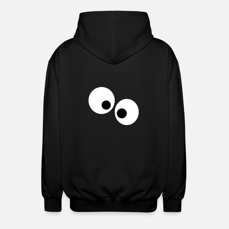 Yeux drôles - Veste à capuche unisexe - noir