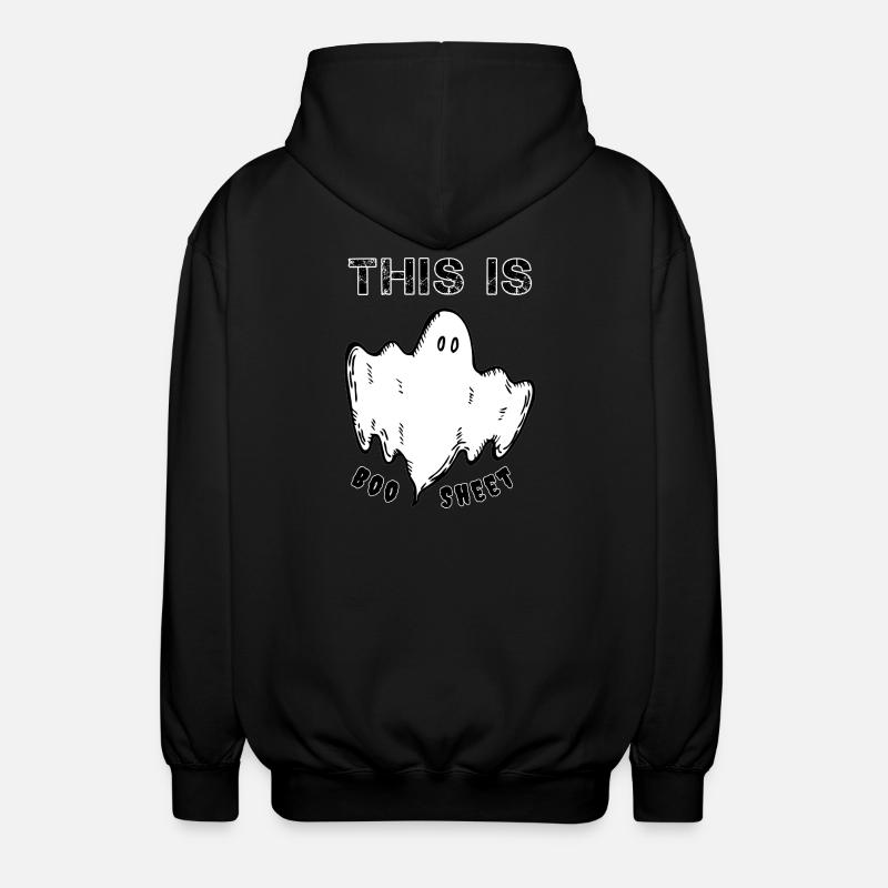 This is a boosheet - Unisex Hooded Jacket - black