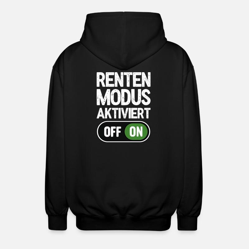 Mode retraite activé - Veste à capuche unisexe - noir