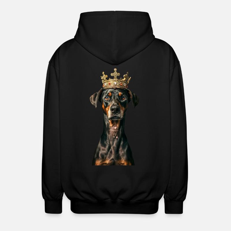 Dobermann - Unisex Kapuzenjacke - Schwarz
