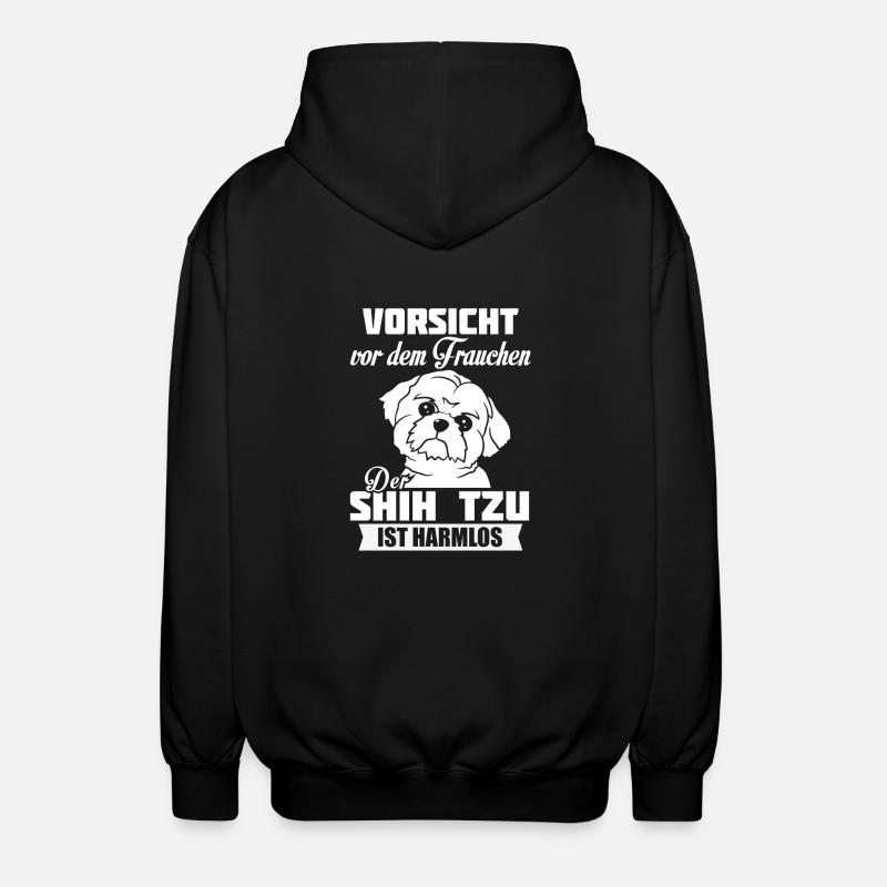 Shih Tzu - Veste à capuche unisexe - noir