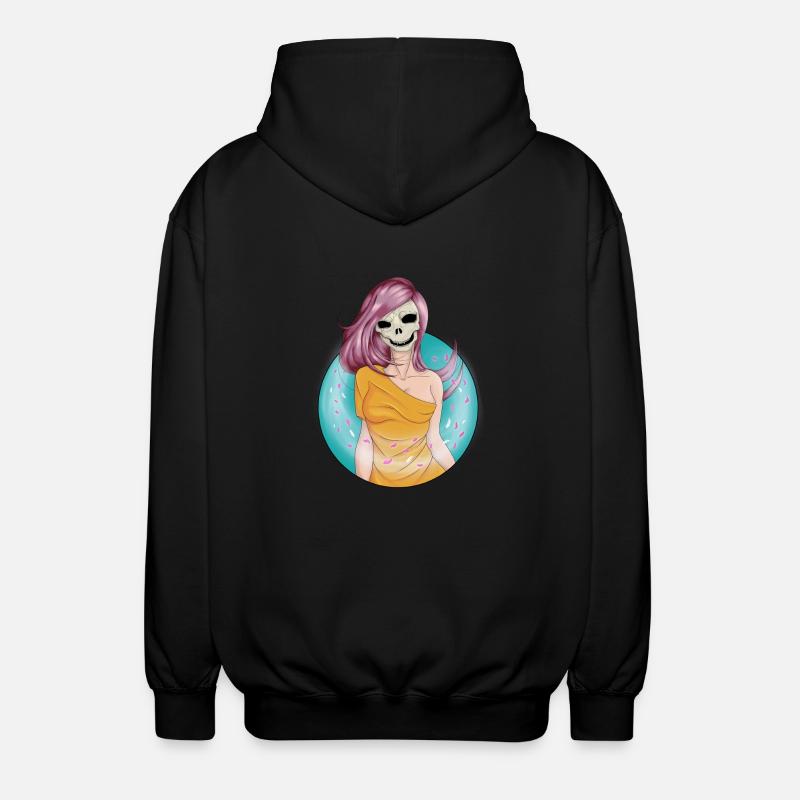 Crâne du vent - Veste à capuche unisexe - noir