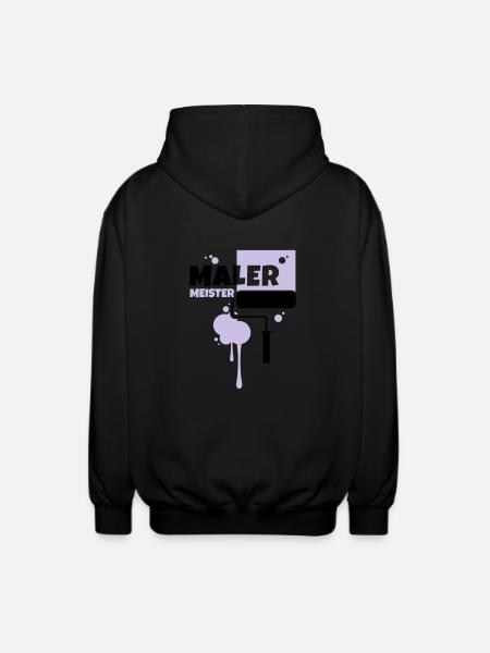 maler beruf malermeister - Unisex Kapuzenjacke - Schwarz