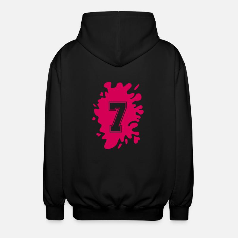 Blobs 7 - Veste à capuche unisexe - noir