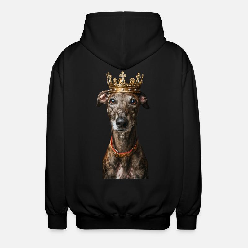 Lévrier - Veste à capuche unisexe - noir