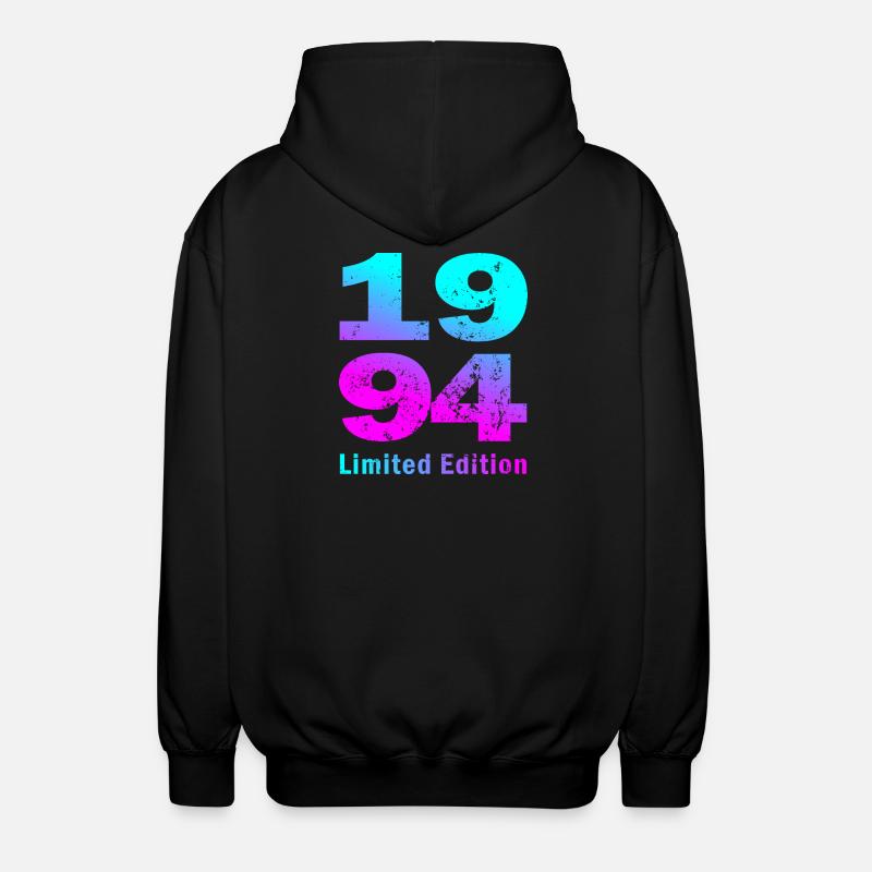 Anniversaire, édition limitée née en 1994 - Veste à capuche unisexe - noir
