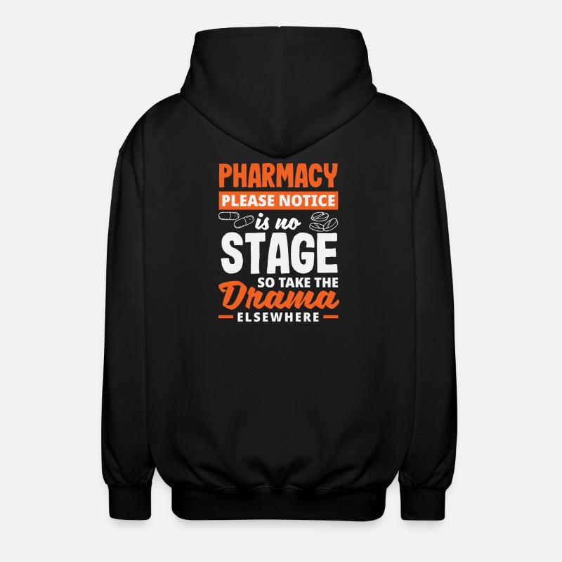 Apotheker Pharmazeutisch-technischer - Unisex Kapuzenjacke - Schwarz