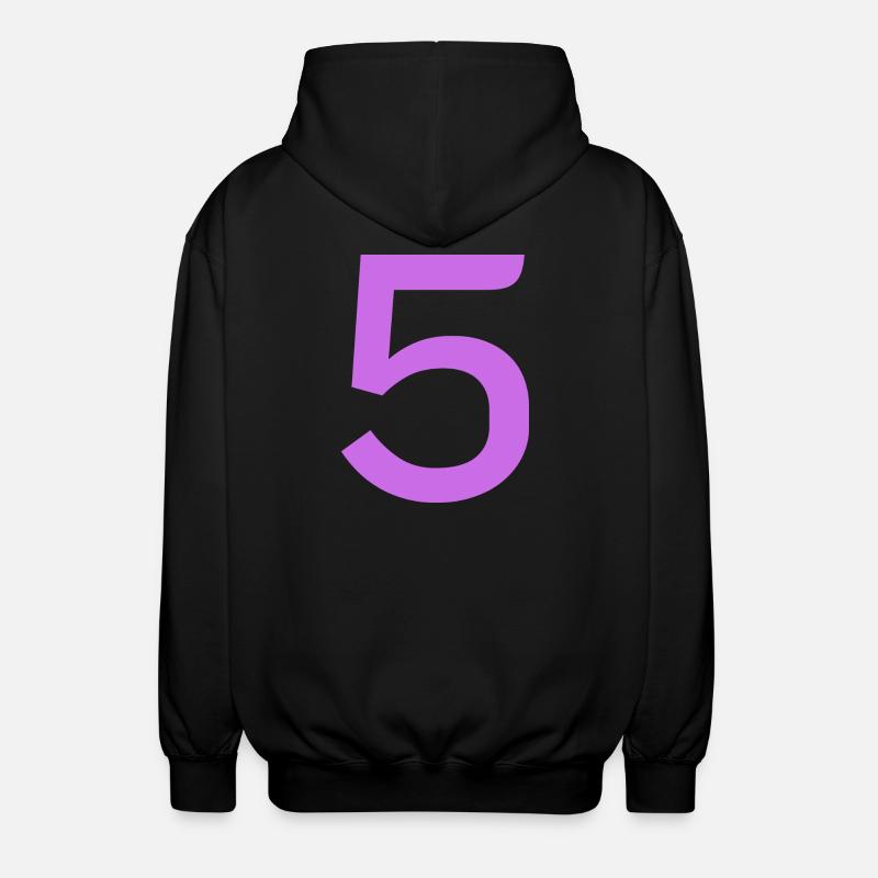 5 - Veste à capuche unisexe - noir