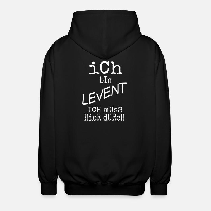 Gift for Levent - Unisex Hooded Jacket - black
