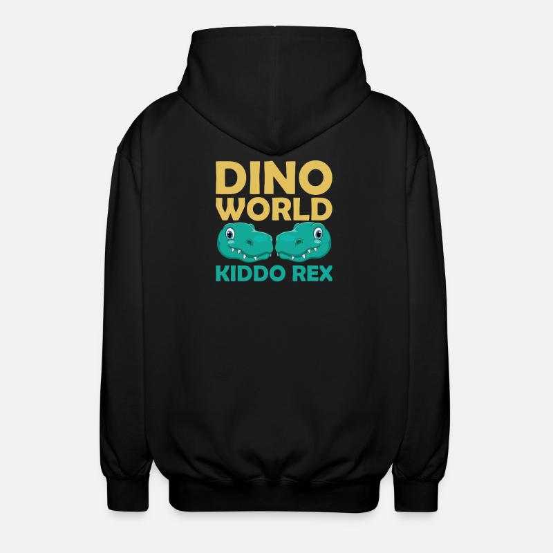 Dino World Kiddo Rex - Veste à capuche unisexe - noir