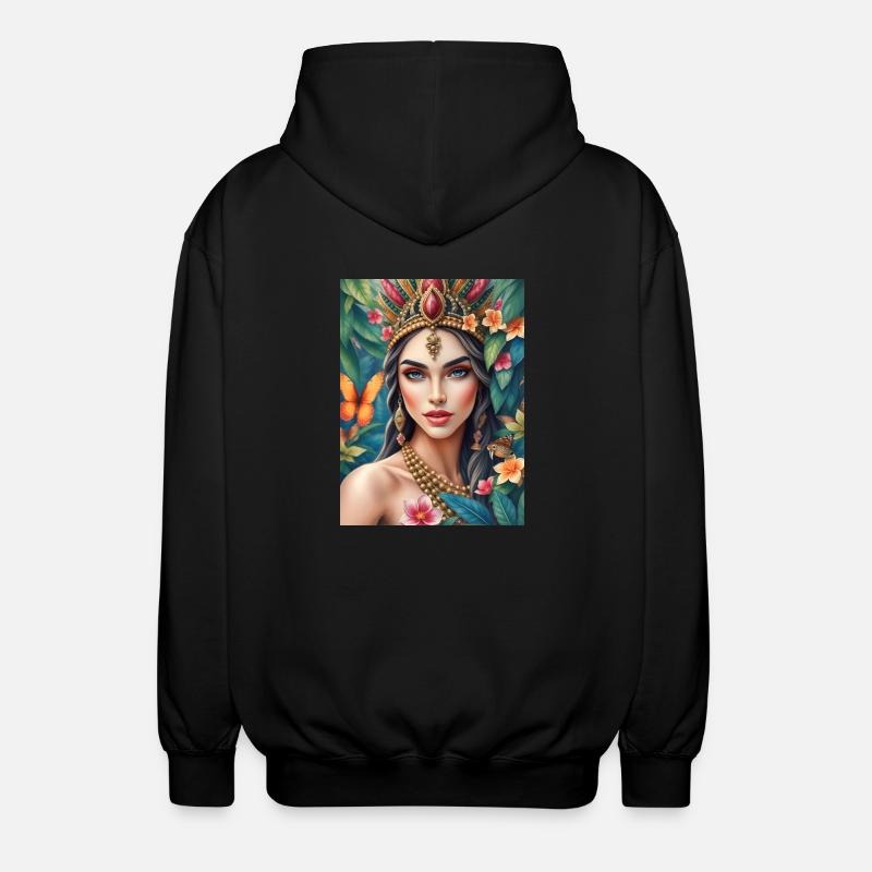 Déesse Maya - Veste à capuche unisexe - noir