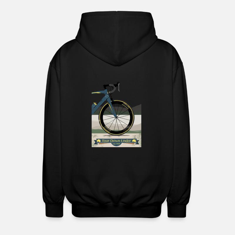 Tour Down Under vélo - Veste à capuche unisexe - noir