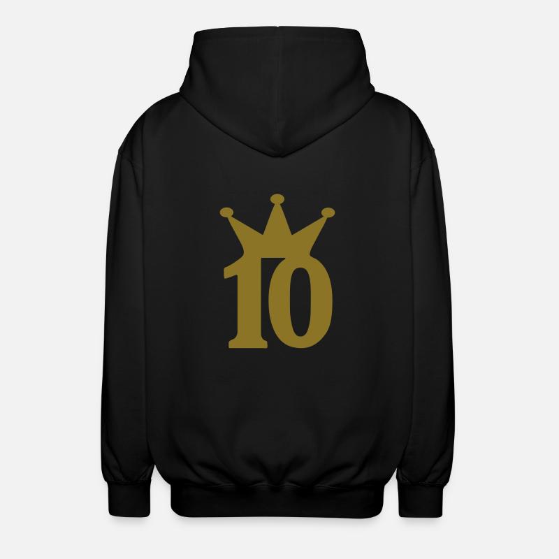 10 couronne c1w7 - Veste à capuche unisexe - noir