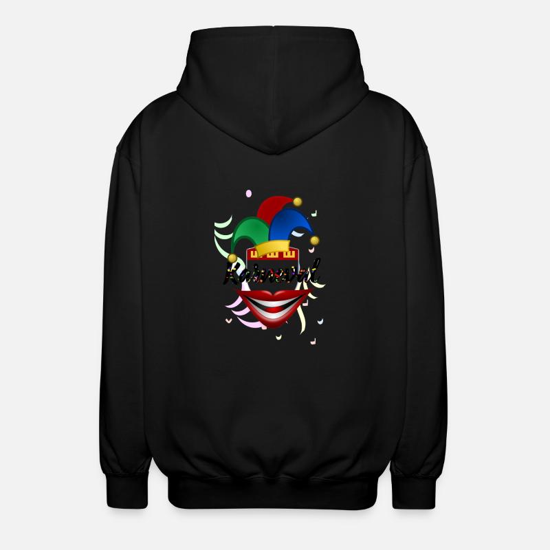 carnaval - Veste à capuche unisexe - noir