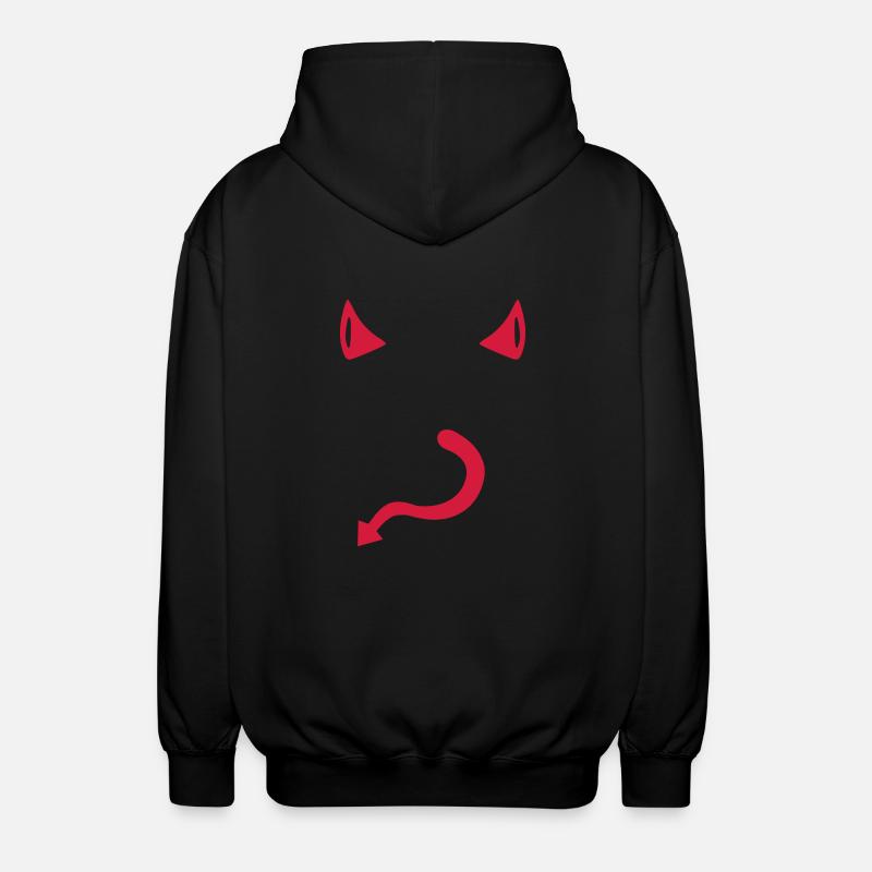 Devil - Unisex Hooded Jacket - black