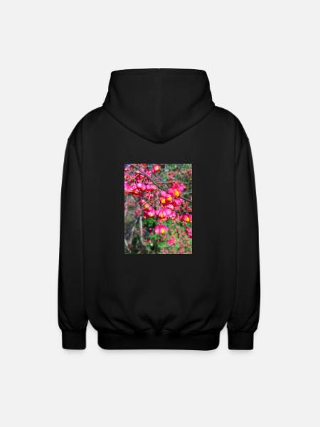 Spindle tree - Unisex Hooded Jacket - black