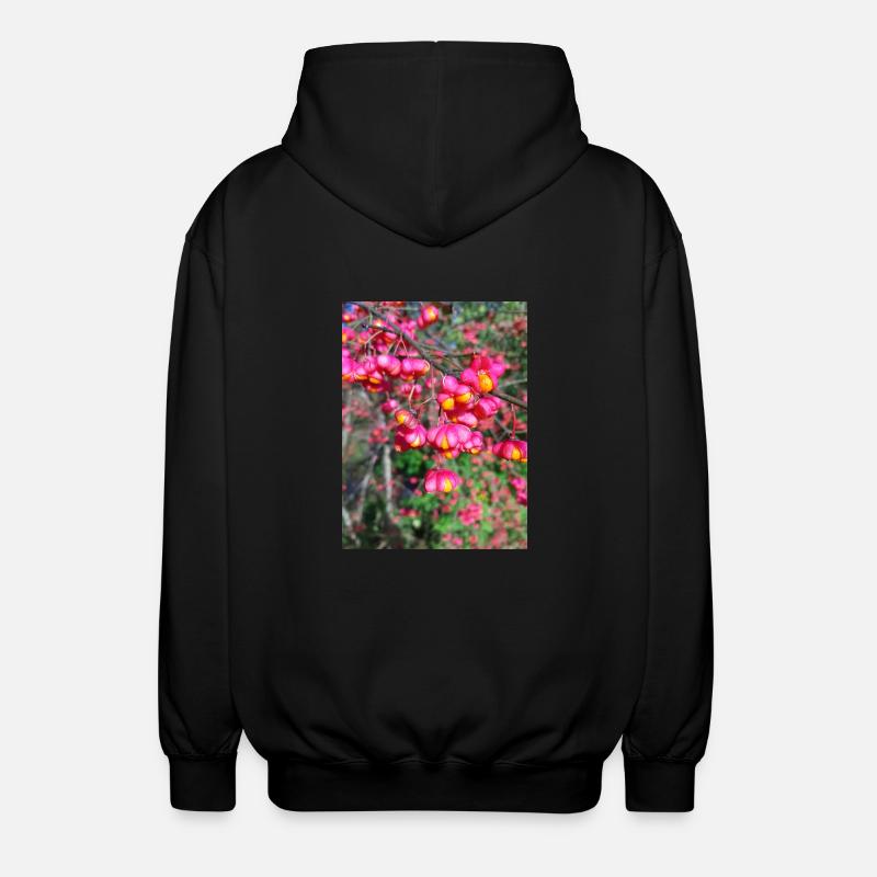 Spindle tree - Unisex Hooded Jacket - black