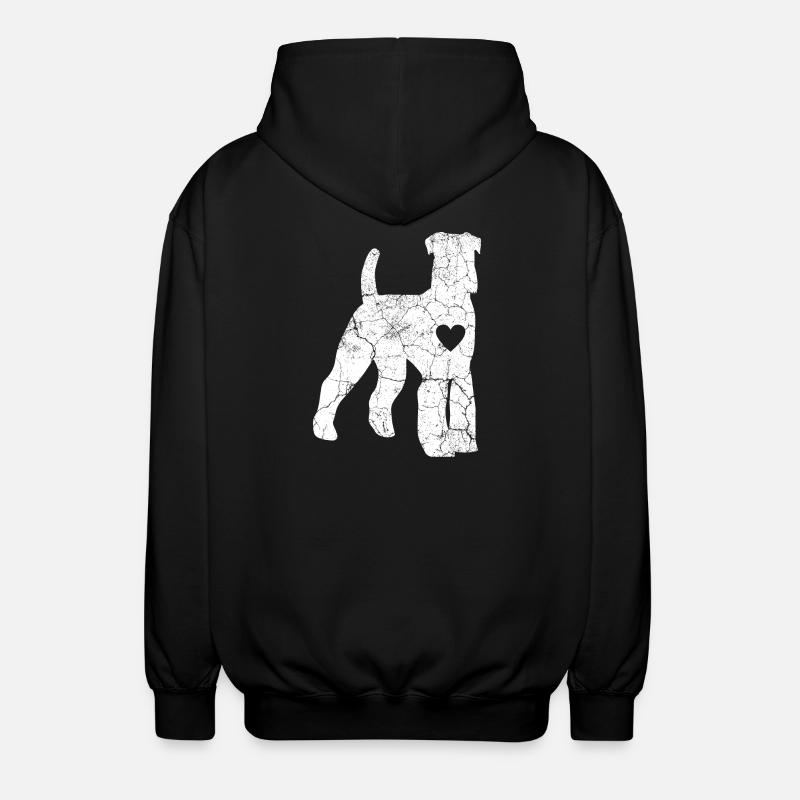 Chien Schnauzer - Veste à capuche unisexe - noir