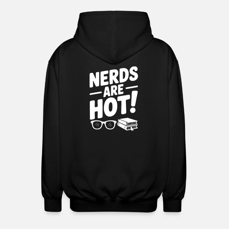 Les nerds sont chauds ! - Veste à capuche unisexe - noir