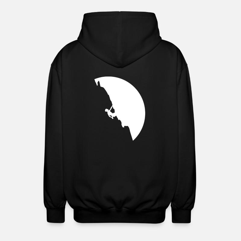 Kletterer - Unisex Kapuzenjacke - Schwarz