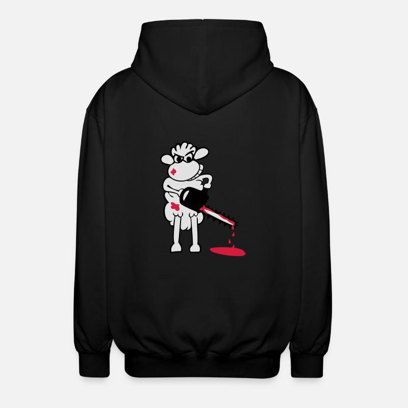 Chainsaws - Sheep - Veste à capuche unisexe - noir