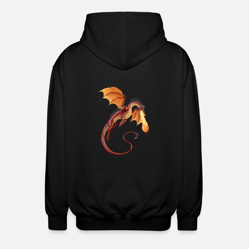 Dragon de Feu - Veste à capuche unisexe - noir