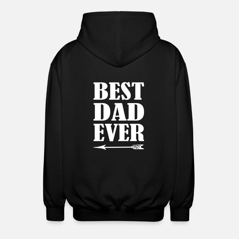 Best Dad Ever - Veste à capuche unisexe - noir