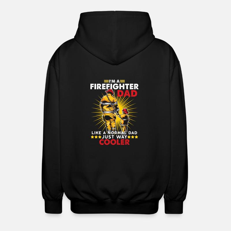 Pompier, pompier, pompier pompier - Veste à capuche unisexe - noir