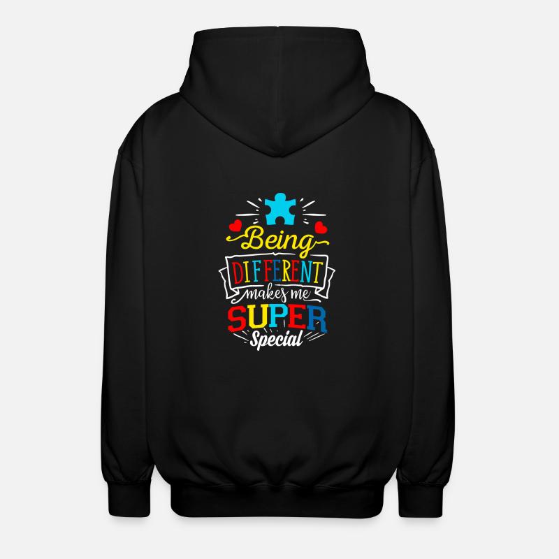 Autism Autist ADHD Autism Asperger Present - Luvjacka unisex - svart