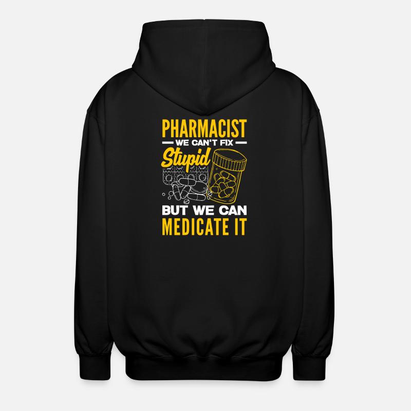 Pharmacist Pharmaceutical Technical - Unisex Hooded Jacket - black