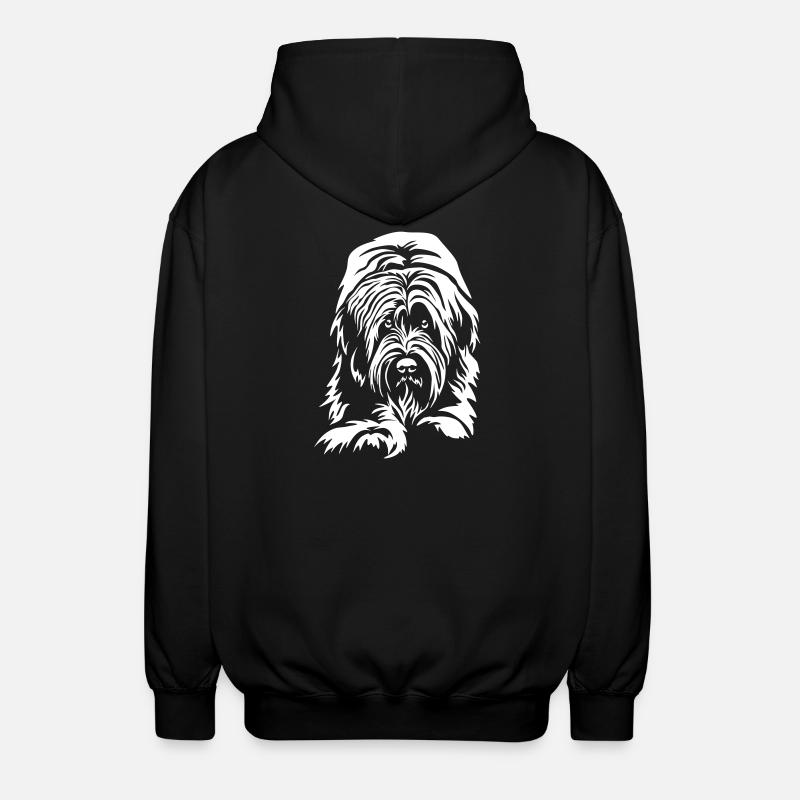 Briard "Black Edition" - Unisex Hooded Jacket - black