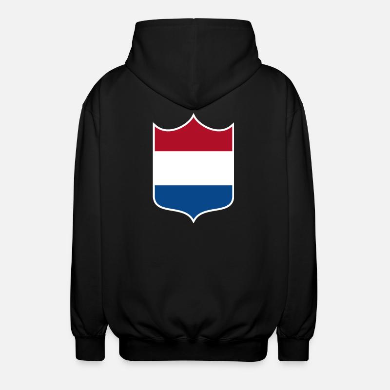 Netherlands - Unisex Hooded Jacket - black