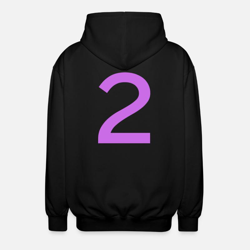 2 - Unisex Kapuzenjacke - Schwarz