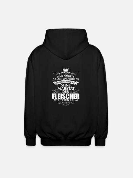 FLEISCHER - Majestät - Unisex Kapuzenjacke - Schwarz